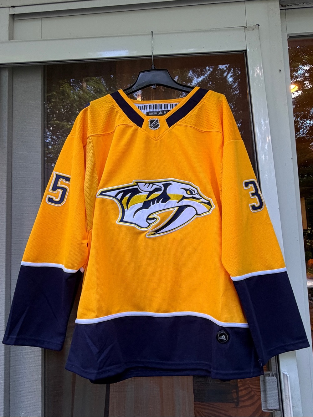 Adidas Authentic NHL Hockey Jersey Rinne Nashville Predators #35 Mens USA 52